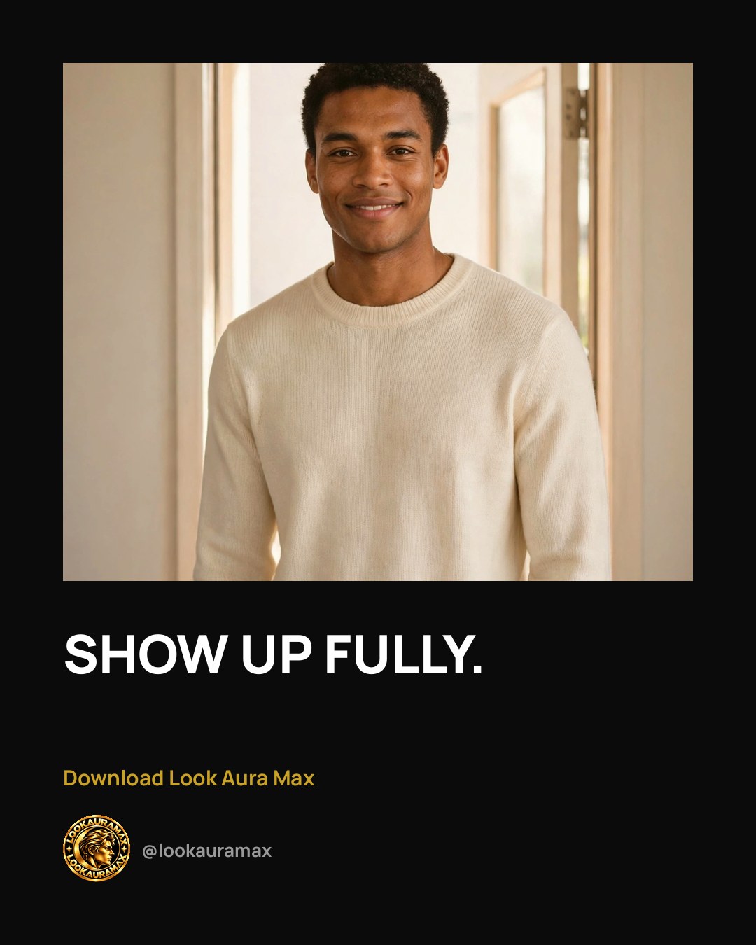 Lookauramax ad creative: Fully here.