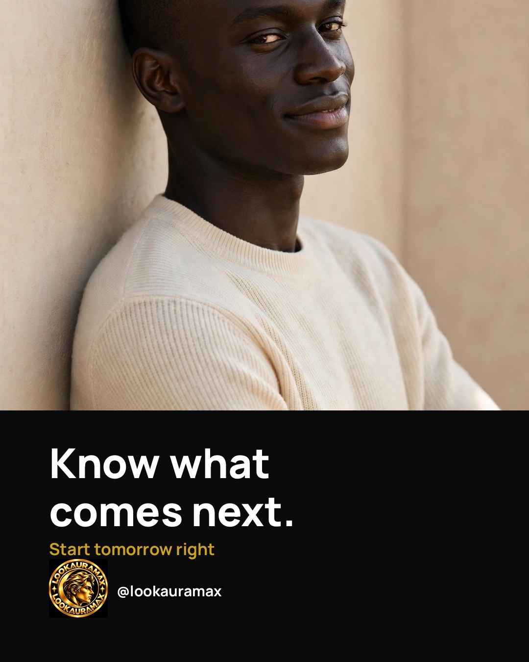 Lookauramax ad creative: Knowing what comes next changes how the morning feels.