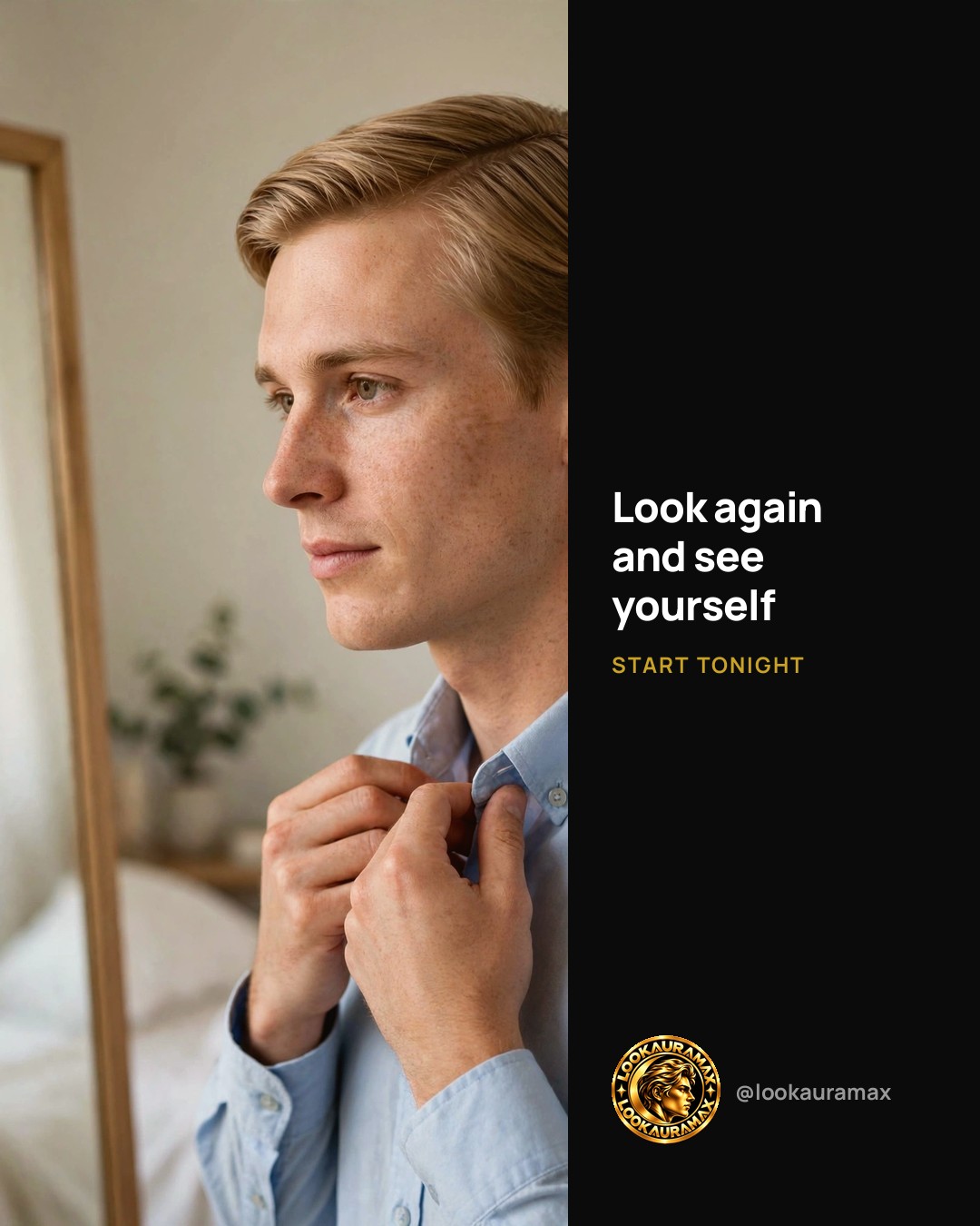 Lookauramax ad creative: Look again — you might like what you see.