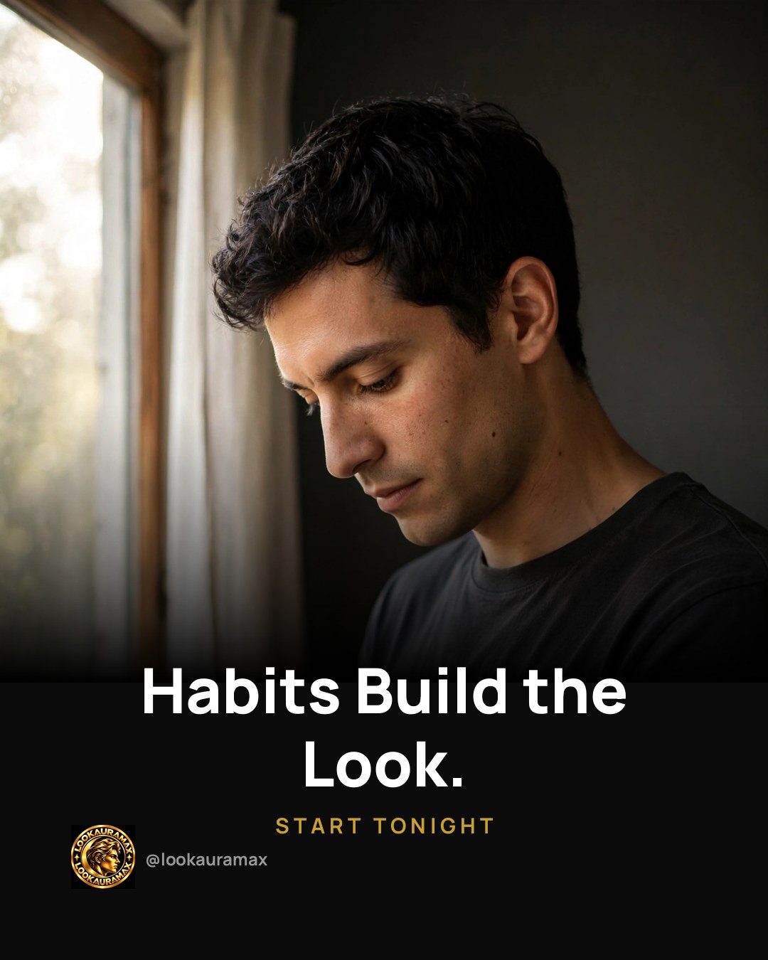 Lookauramax ad creative: The days you repeat become the life you see.